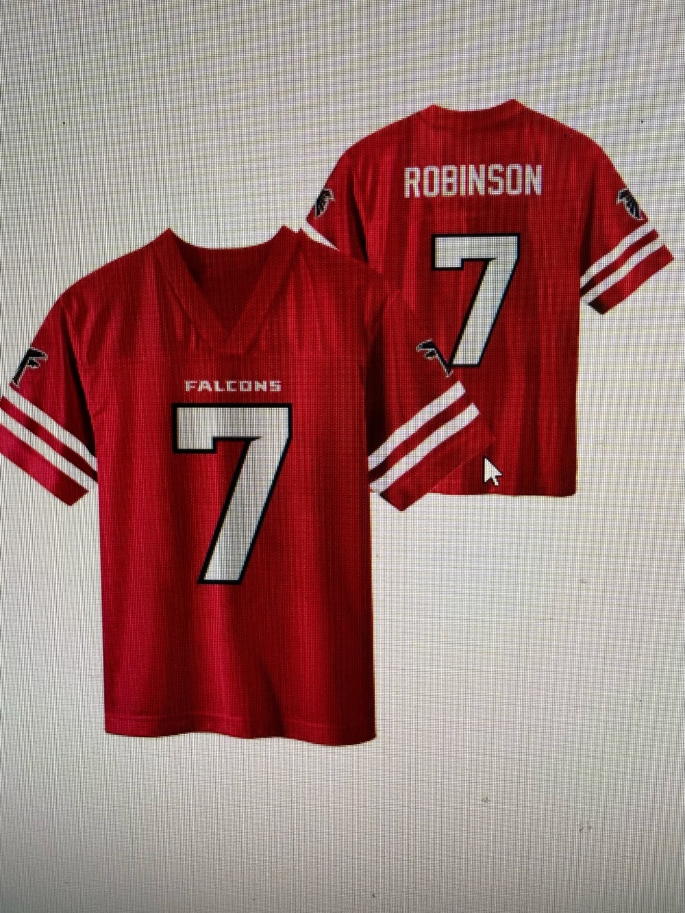 NFL Atlanta Falcons Red & White #7 Robinson Jersey